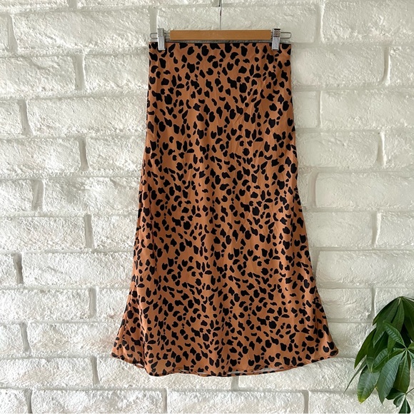 Urban Outfitters Animal Print Midi Skirt - Picture 3 of 7